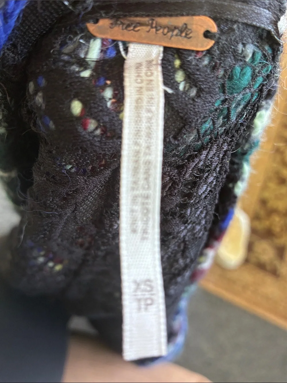 Free People Carnival Fair Isle Shrug Sweater Bolero -Multicolor Knit
